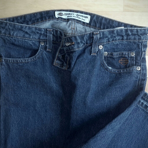 Harley-Davidson Medium Wash Denim Jean - Picture 3 of 4