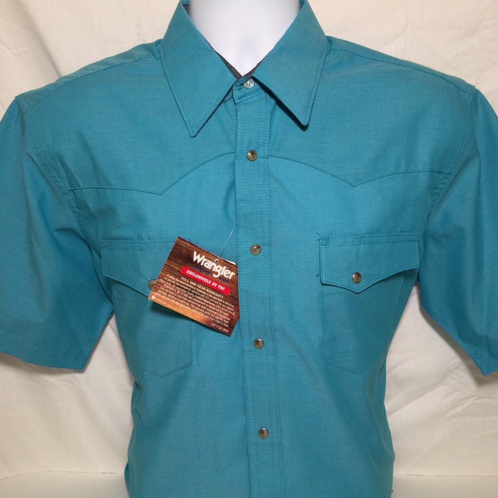 Wrangler Wrancher Men's Short Sleeve Shirt - L