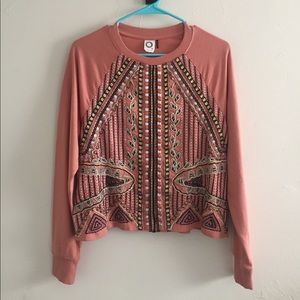 Anthropologie AKEMI + KIN Woven sweater