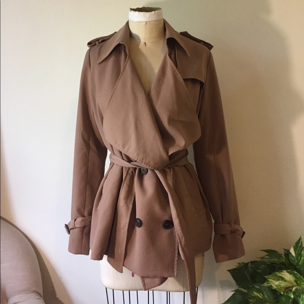 ☂️Drape Front trench 🌂