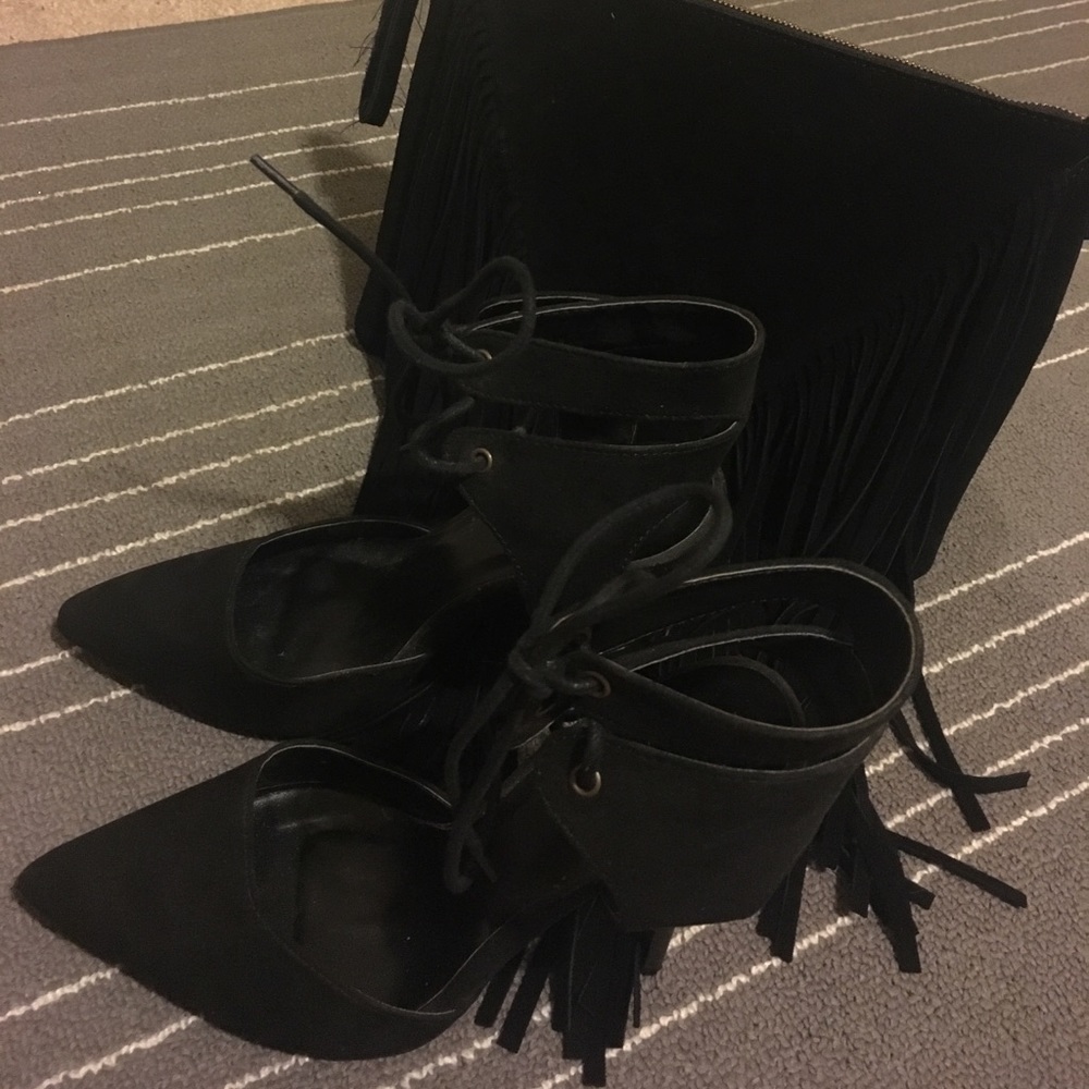 Black heels