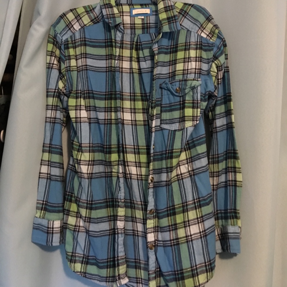 Blue/Green Aerie Flannel