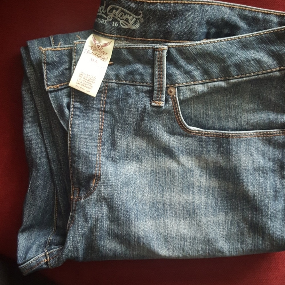 Faded Glory Jeans 16A