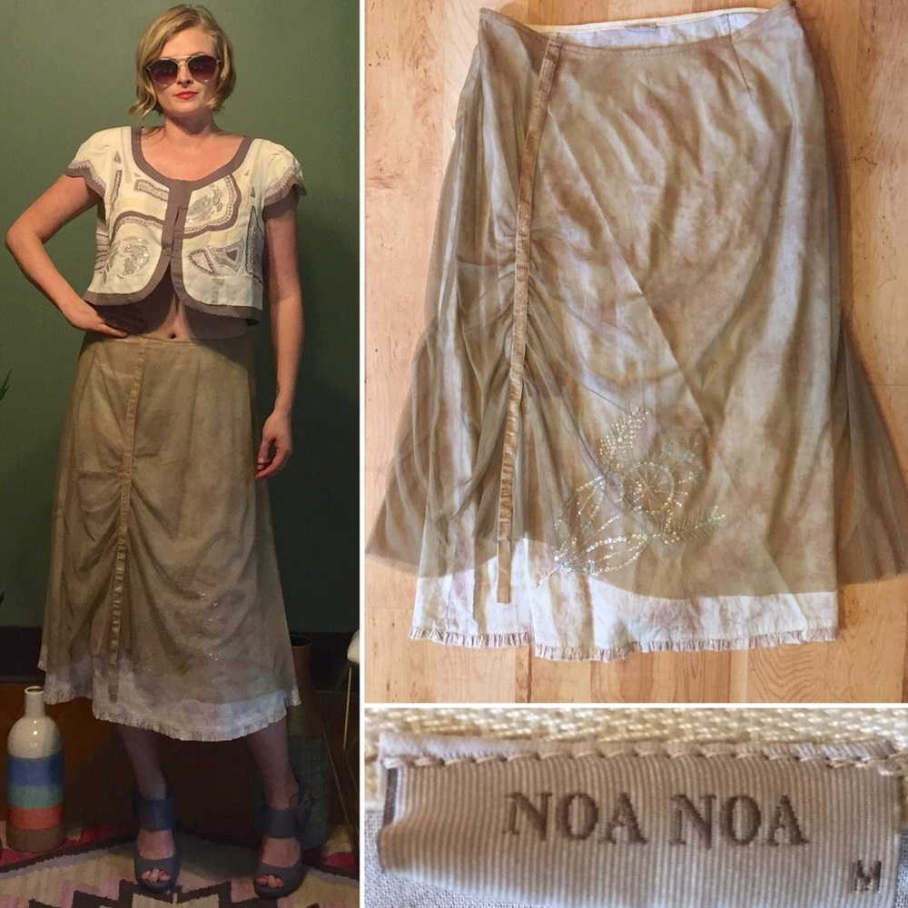 Noa Noa Midi Skirt Medium