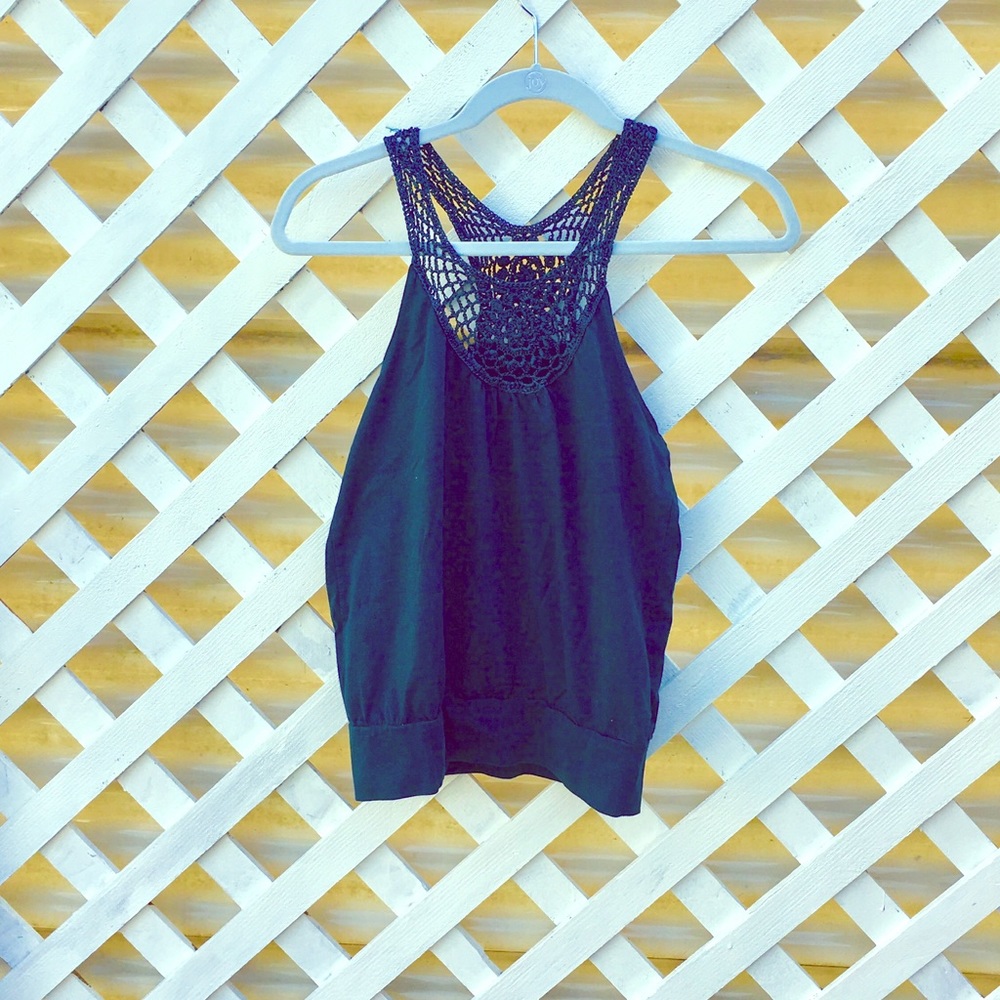 Dark teal top