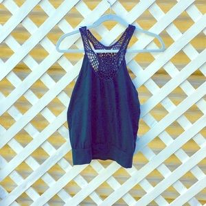 Dark teal top