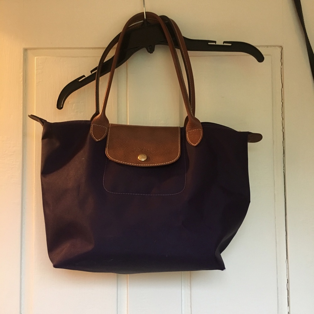 Longchamp "Small Le Pliage" Shoulder Tote