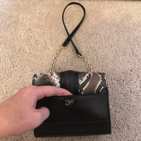 Diane von Furstenberg chain-link python bag - Picture 4 of 5