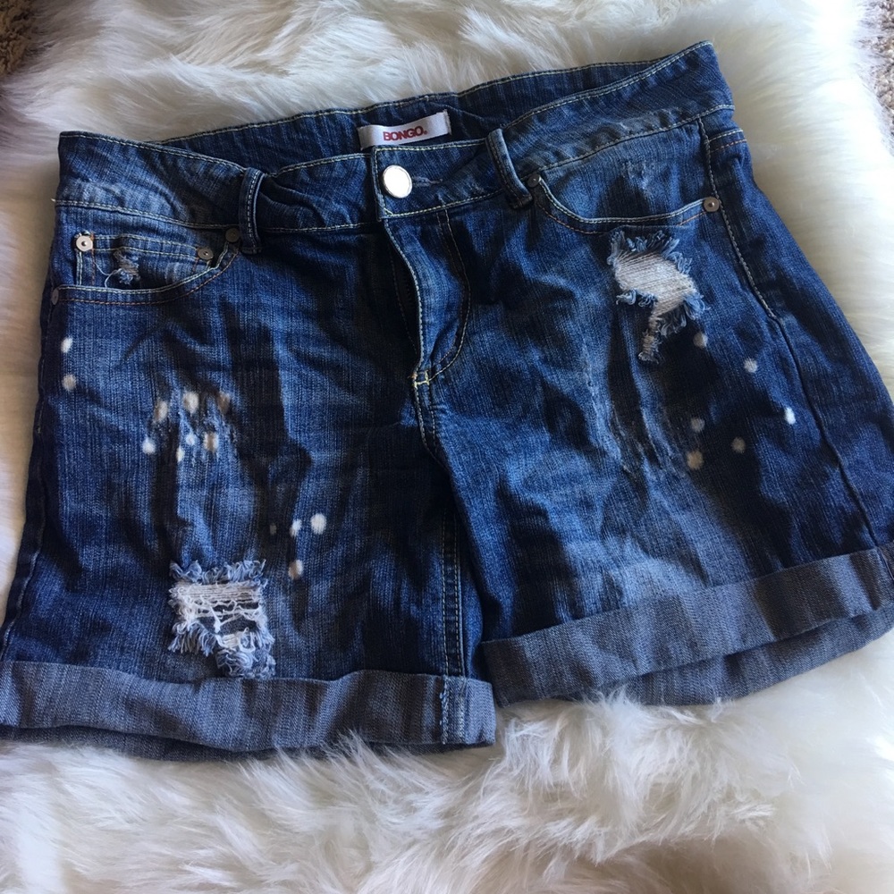 Denim shorts