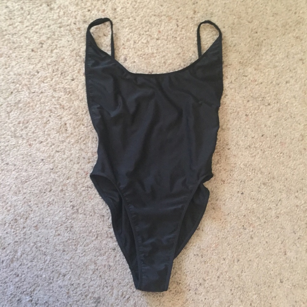 SOLD****Black one piece