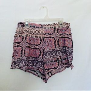 Boho Print Shorts