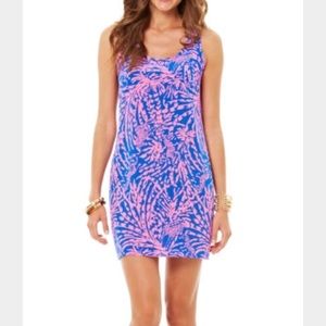 Lilly Pulitzer Betty Silk Racer Back Dress XS