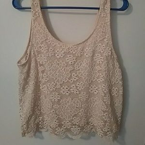 Lace tank top