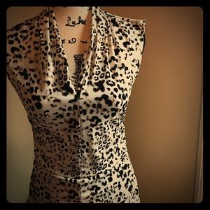 Vince Camuto Cheetah Print Top-EUC-Size M