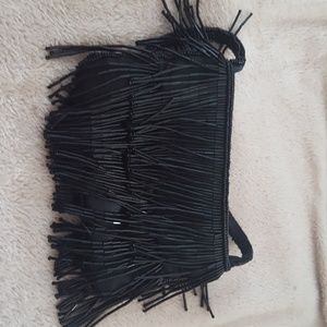 Small fringe purse
