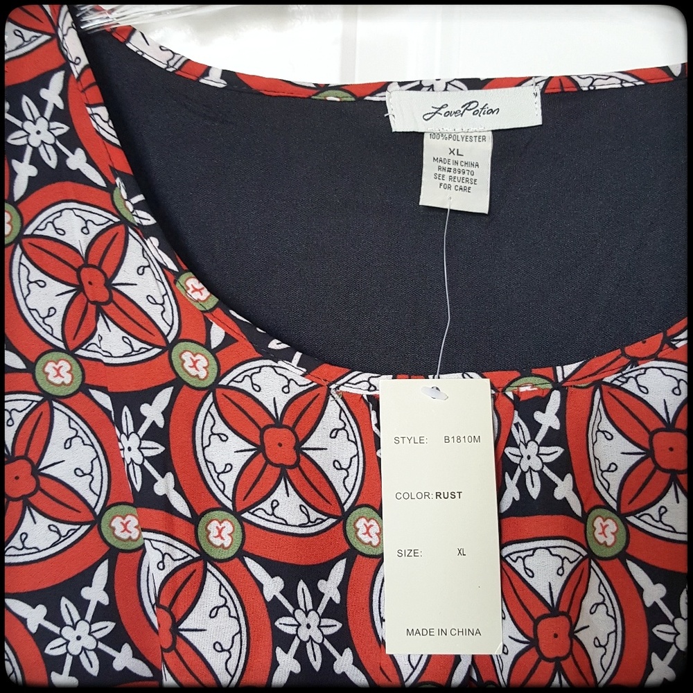 Multicolor sleeveless dress NWT - Picture 2 of 2