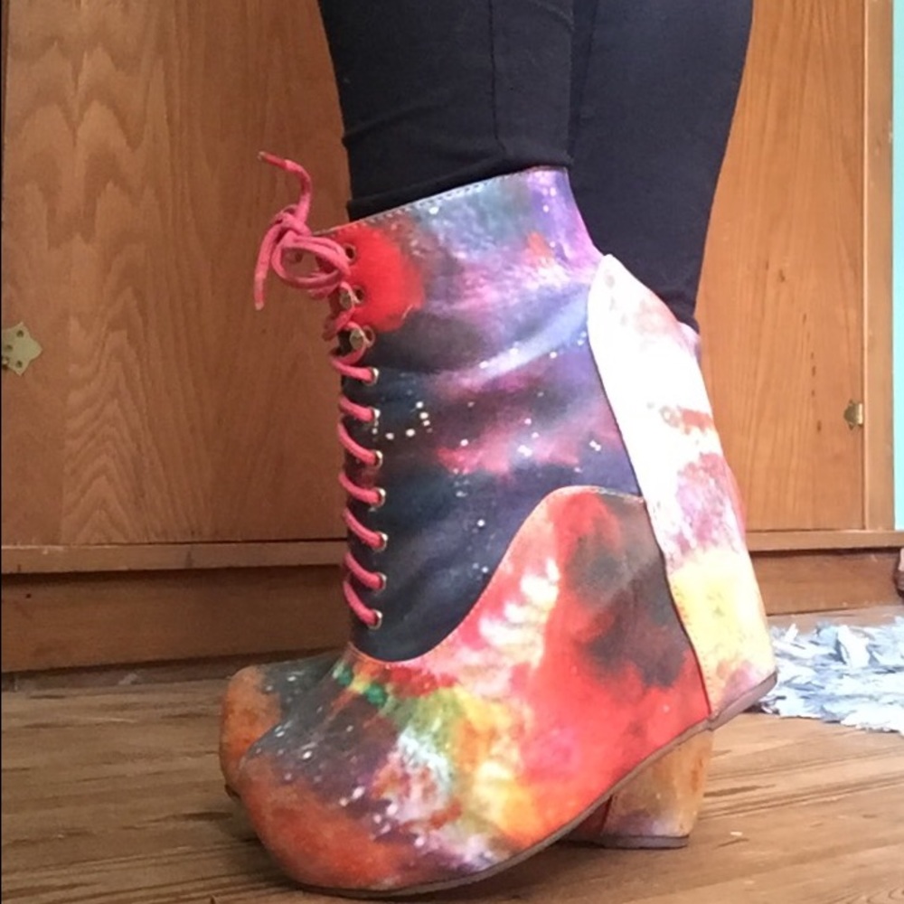 Celestial NASA Galaxy Print Wedges