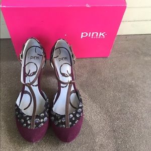 Pink studio heels