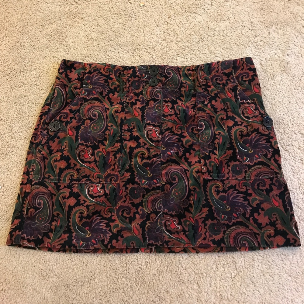 Velvet Skirt Never Worn Size 3