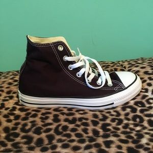 Converse high tops -Maroon