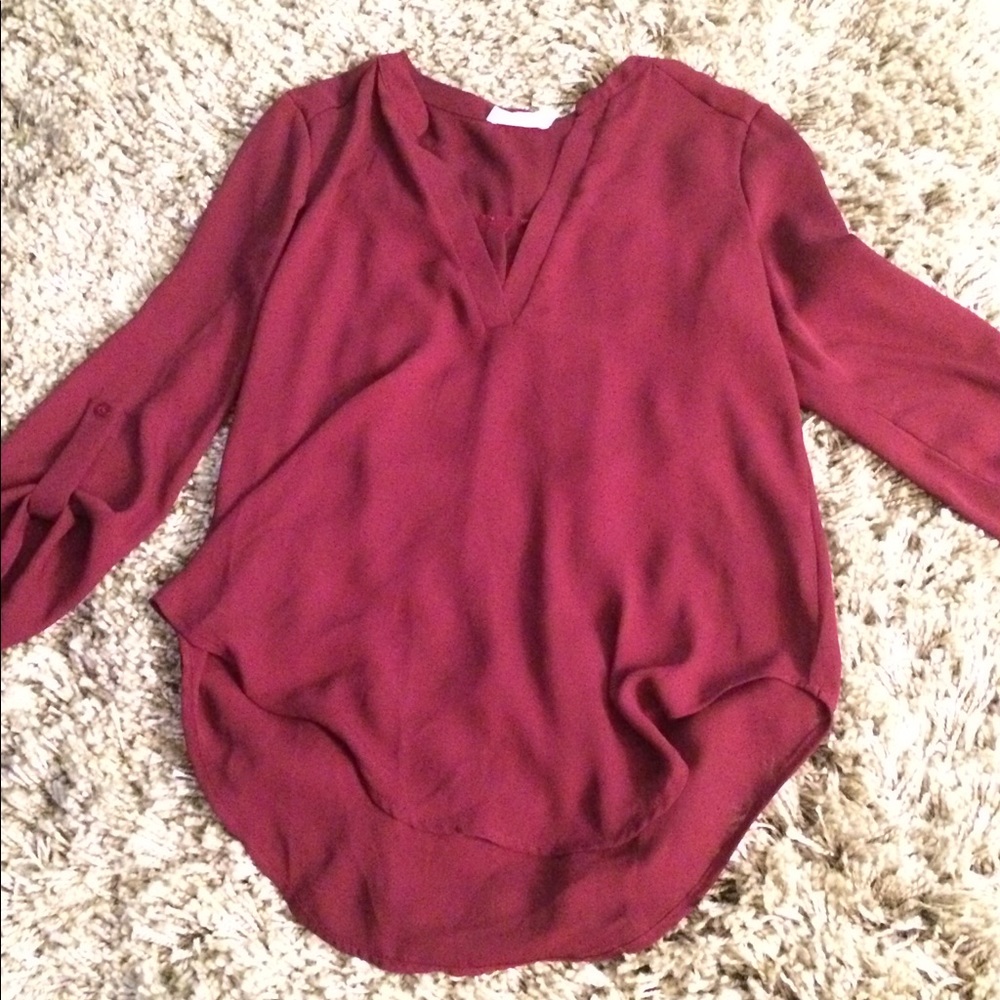 Maroon blouse