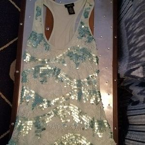 Sequin Tank Top
