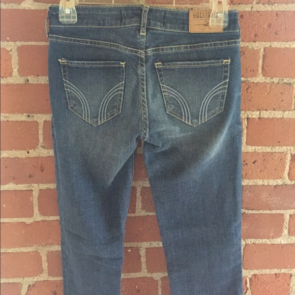Hollister, dark/medium wash jeans. - Picture 3 of 3