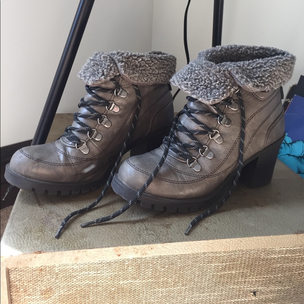 Stylish, lace up booties