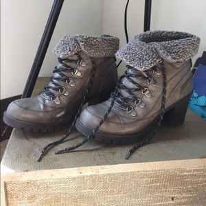 Stylish, lace up booties