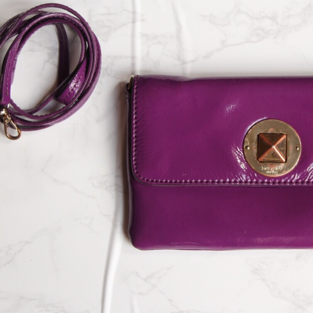 Kate Spade Petite patent Cross body 24 hr sale 💥