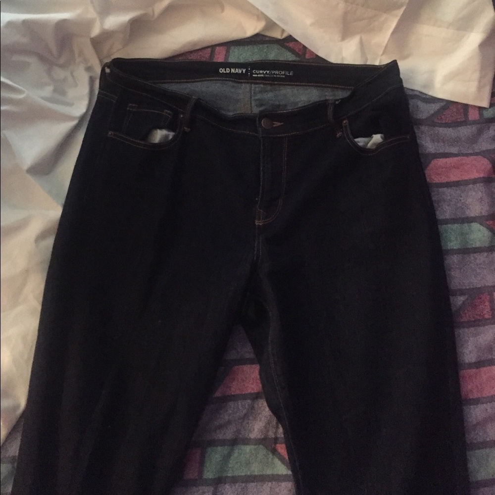 Old Navy Curvy Profile Mid Rise Jeans