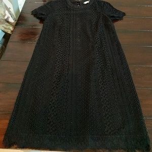 Lacey little black dress