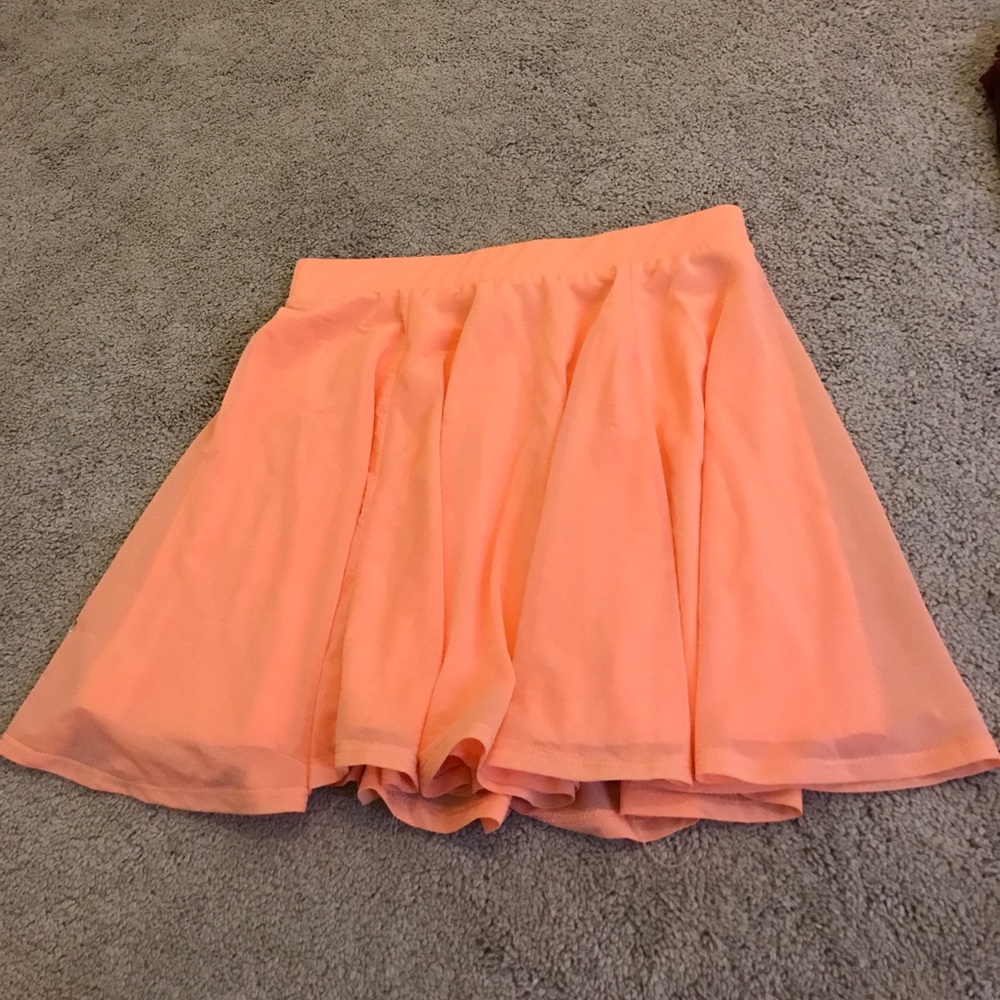 American Apparel Peach Skater Skirt