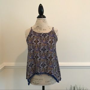 Printed Spaghetti Strap Top