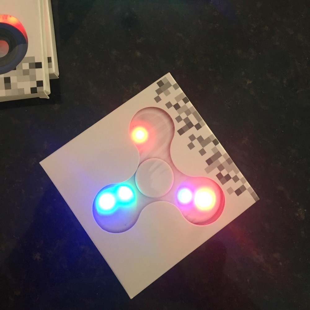 LED light up fidget spinner