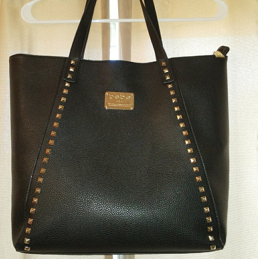 Bebe Black Studded Purse