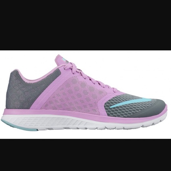 New in box Nike FS Lite 3 cool gray/fuchsia - Picture 4 of 8