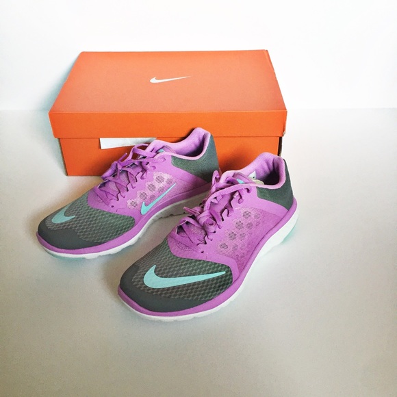 New in box Nike FS Lite 3 cool gray/fuchsia - Picture 5 of 8