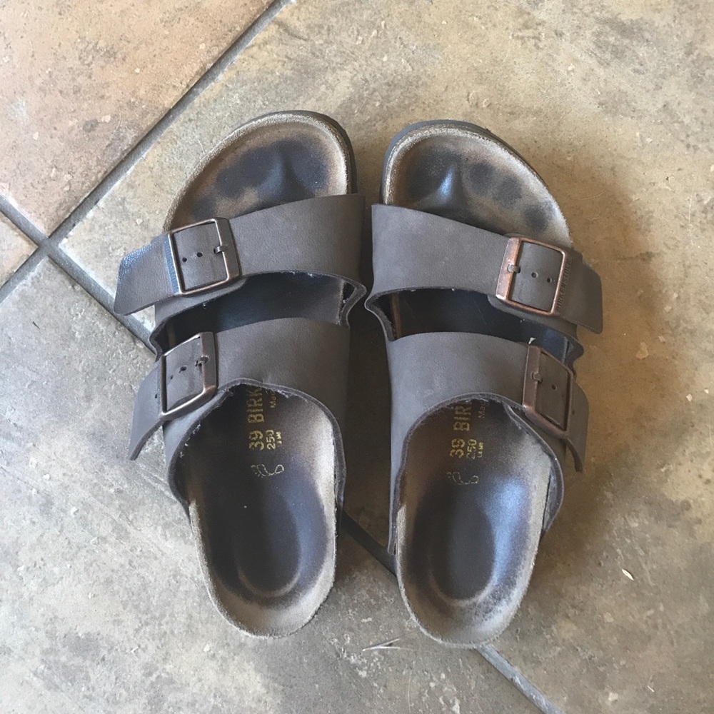Birkenstock Birkibuc Arizona 39, Mocha, Regular