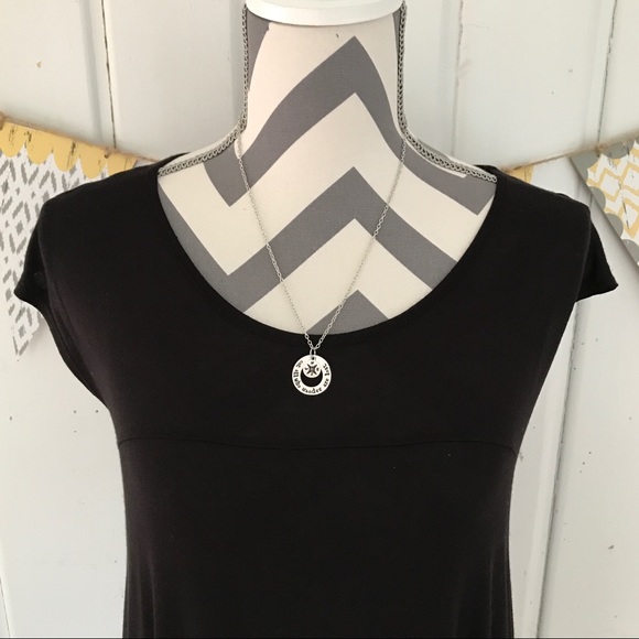 Not All Who Wander are Lost Silver Necklace - Picture 2 of 5