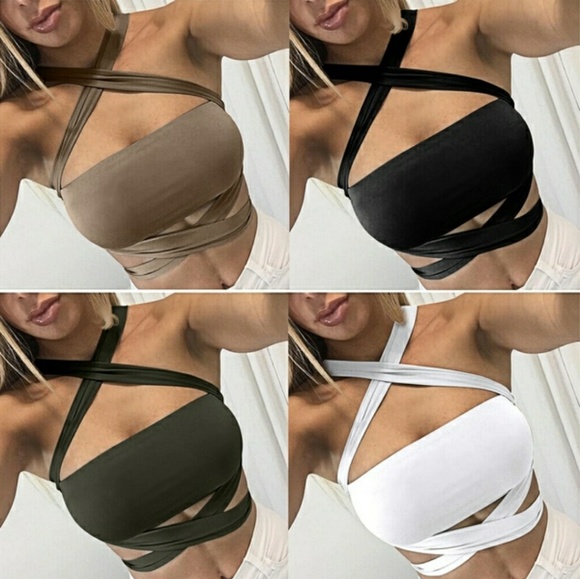 Tops - 🔥PARTY SALE 🔥SEXY BANDAGE CROP TOP