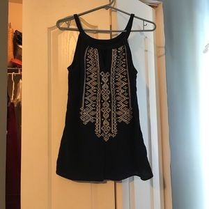 Navy blouse
