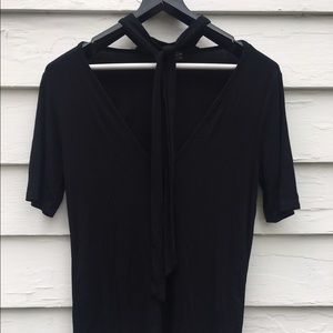 Forever 21+ tie neck top