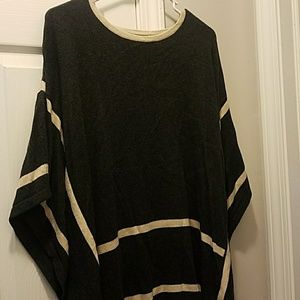 August silk poncho shirt