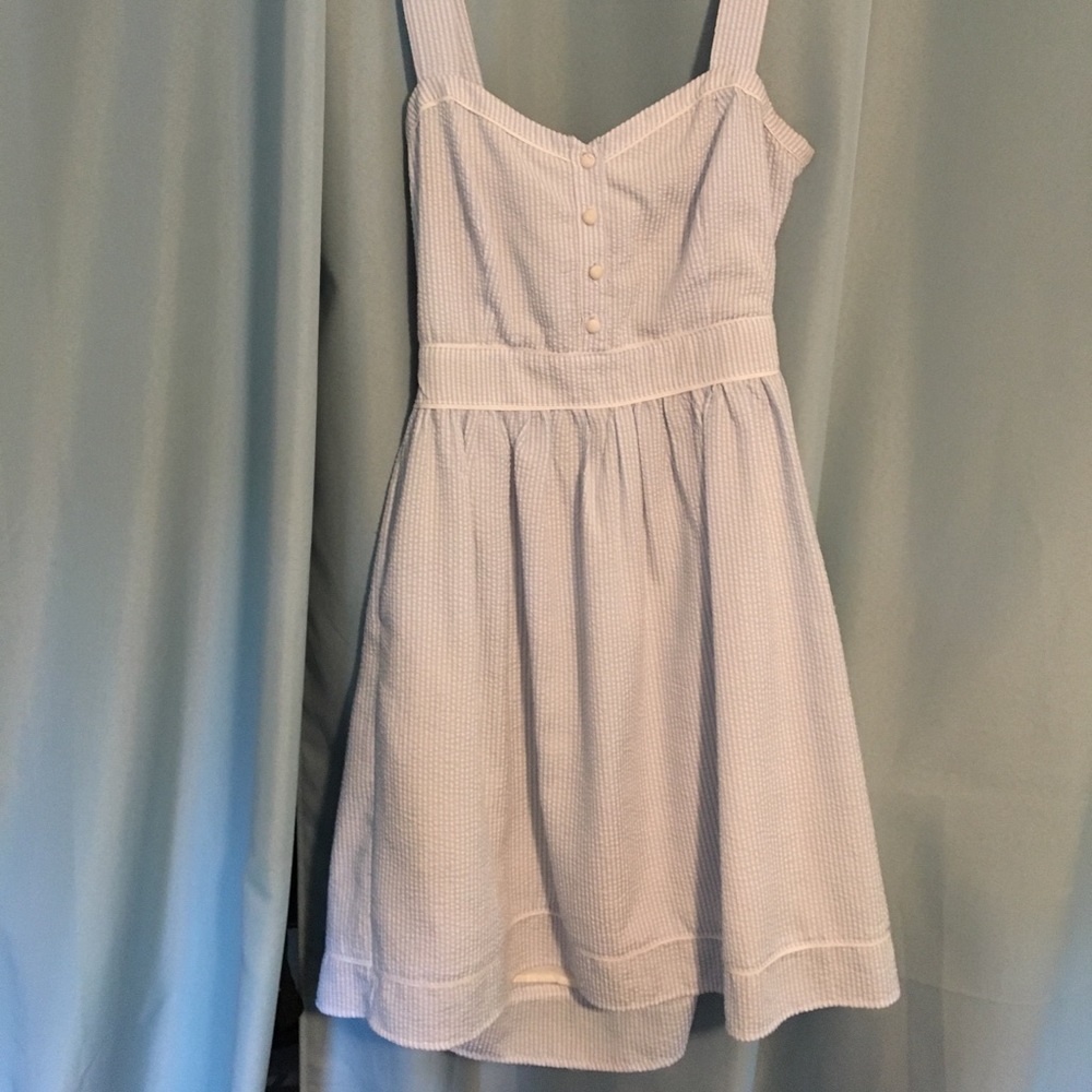 Blue and white striped dress from a boutique!