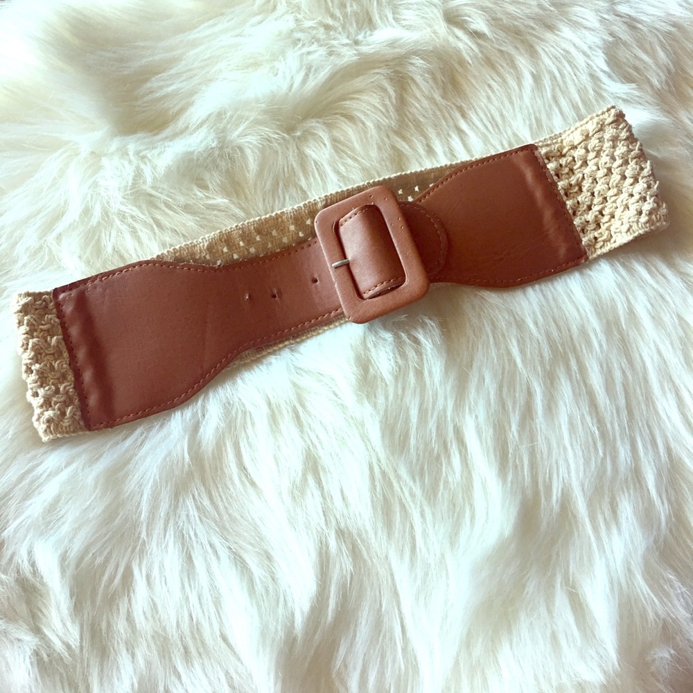 Waist belt light tan