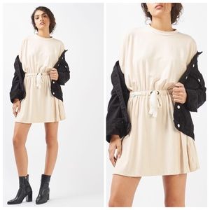 🆕Topshop batwing drawstring dress sz 6