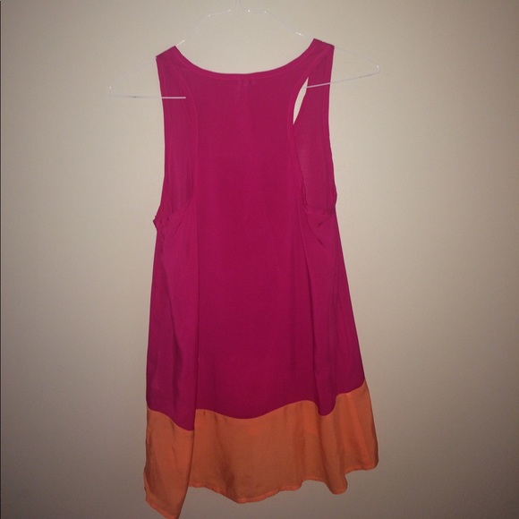 Bright pink and orange tank - Picture 2 of 2