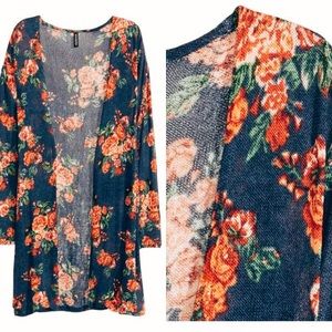 🌺 FLORAL Fine-Knit Cardigan 🌺 H&M