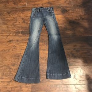 Express flared jeans
